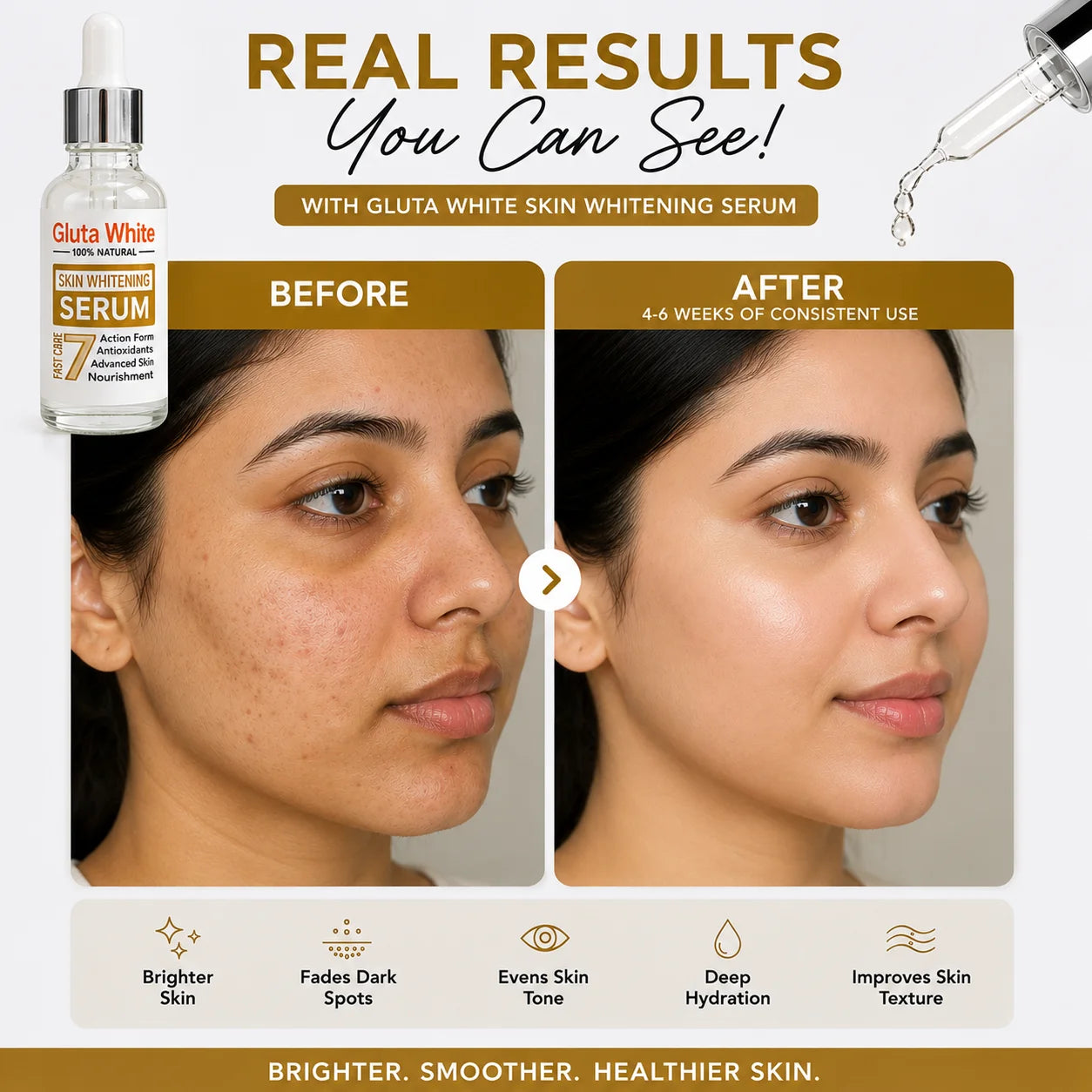 Gluta White Skin Whitening Serum