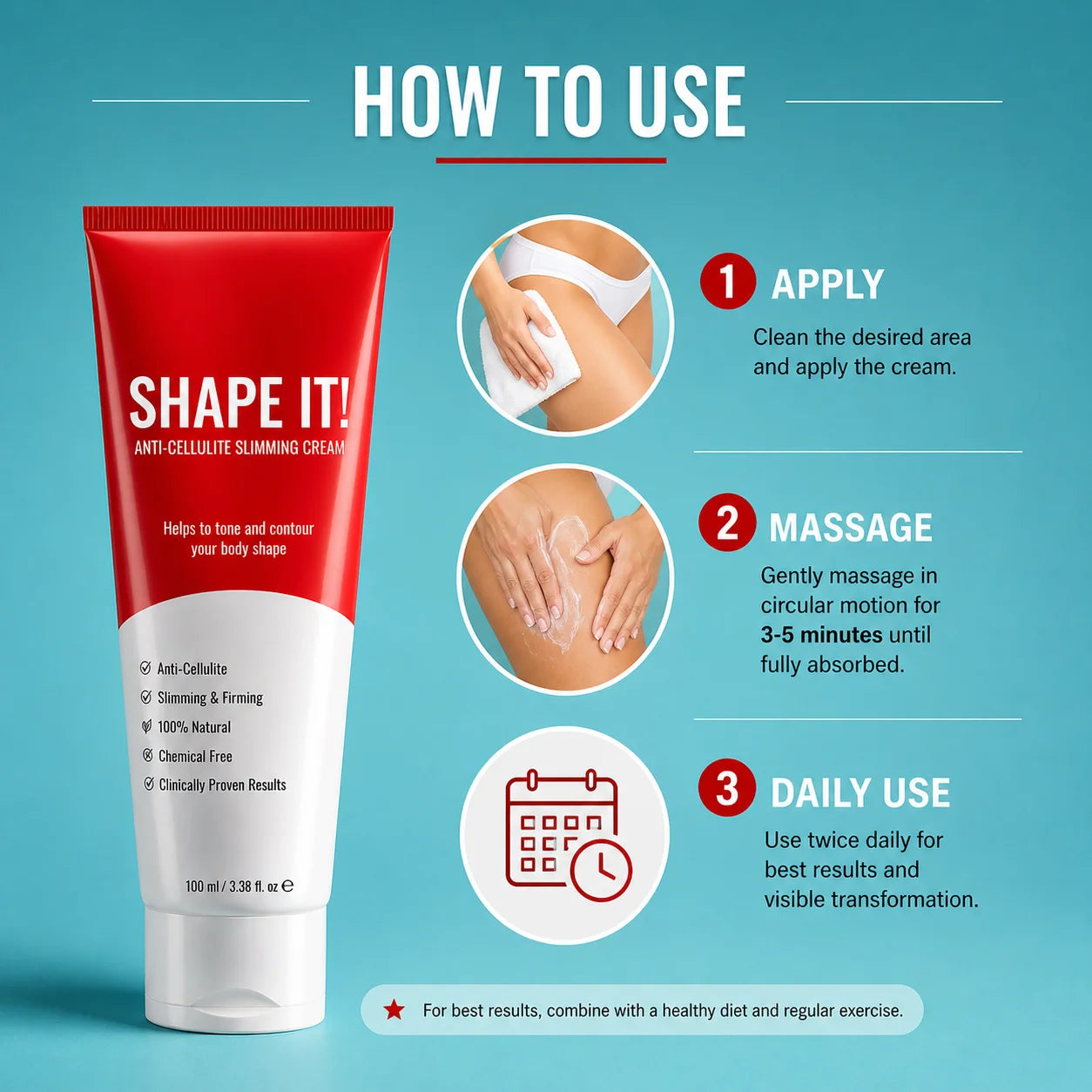 Shape It Anti Cellulite Slimming Cream