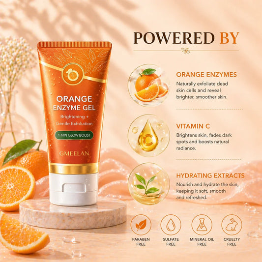 Orange Enzyme Face Exfoliating Gel for Glowing Skin
