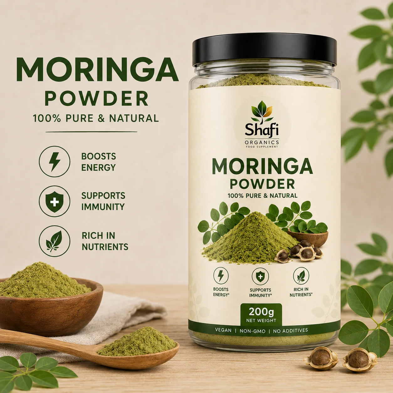 Premium Moringa Powder
