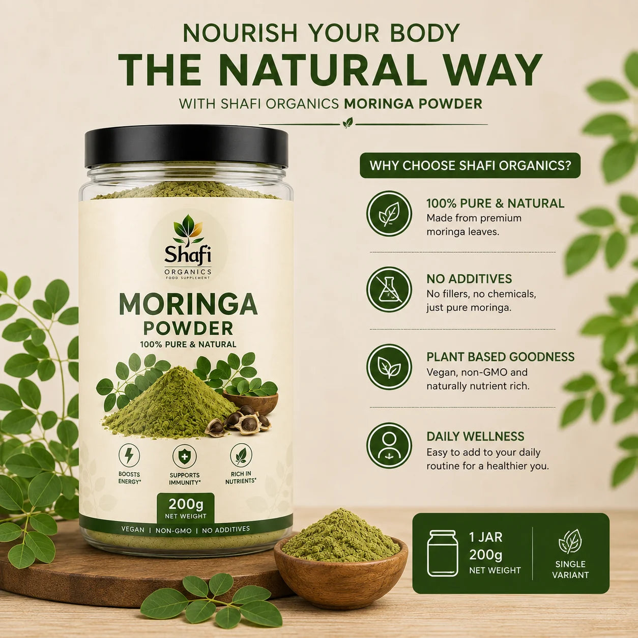 Premium Moringa Powder