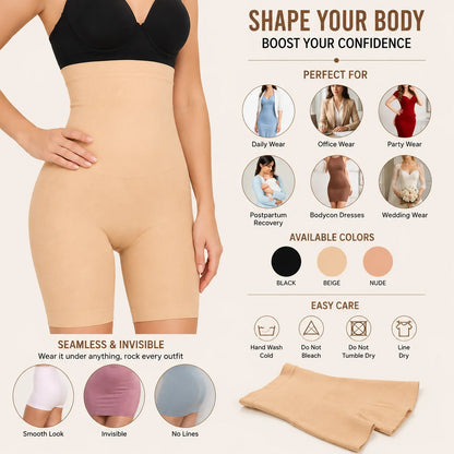 High Waist Body Shaper Shorts Pakistan | Tummy Control Shapewear for Women