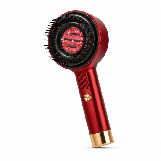 Magnetic Oil Dispensing Massage Comb with Red Light Therapy – Buy Online in Pakistan