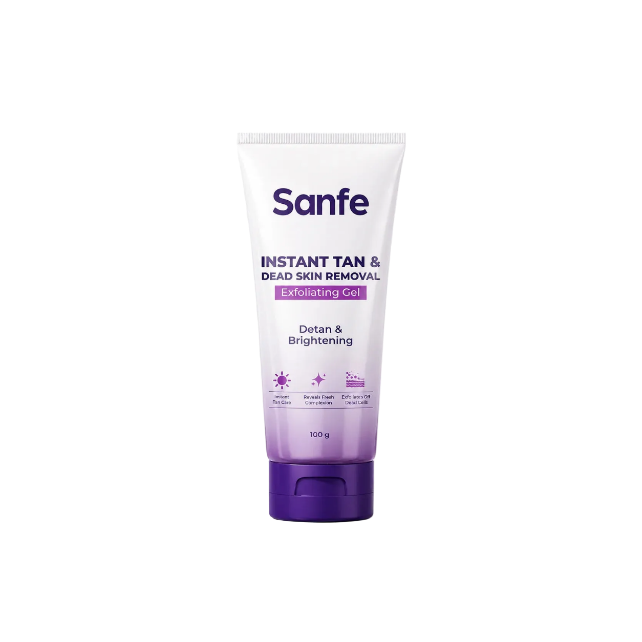 Sanfe Instant Tan & Dead Skin Removal Gel Pakistan | Exfoliating Gel for Face & Body