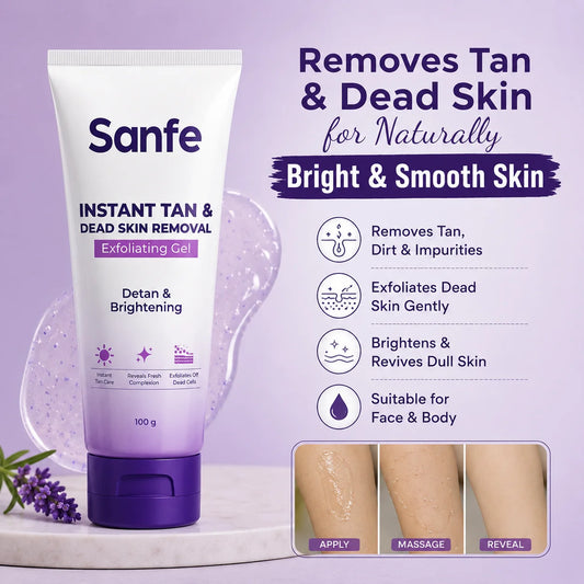 Sanfe Tan Dead Skin Removal Gel Pakistan - image 2