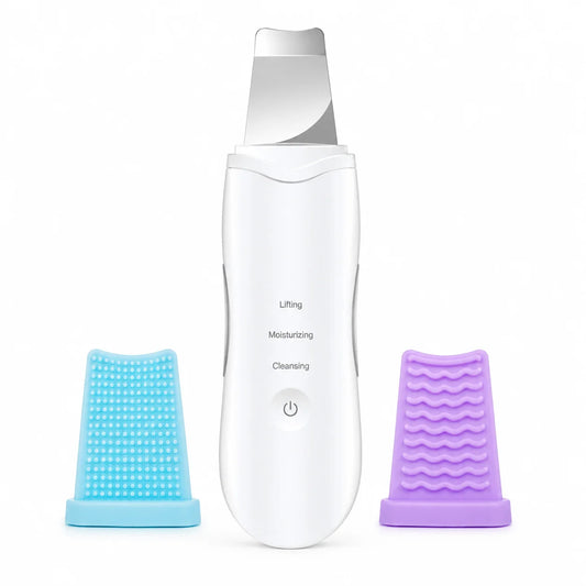 Leather Shovel Ultrasonic Facial Skin Scrubber – HandyPeak Blackhead Remover