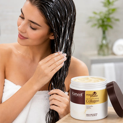 Karseell Maca Power Collagen Hair Mask 500ml – Deep Repair for Dry & Damaged Hair