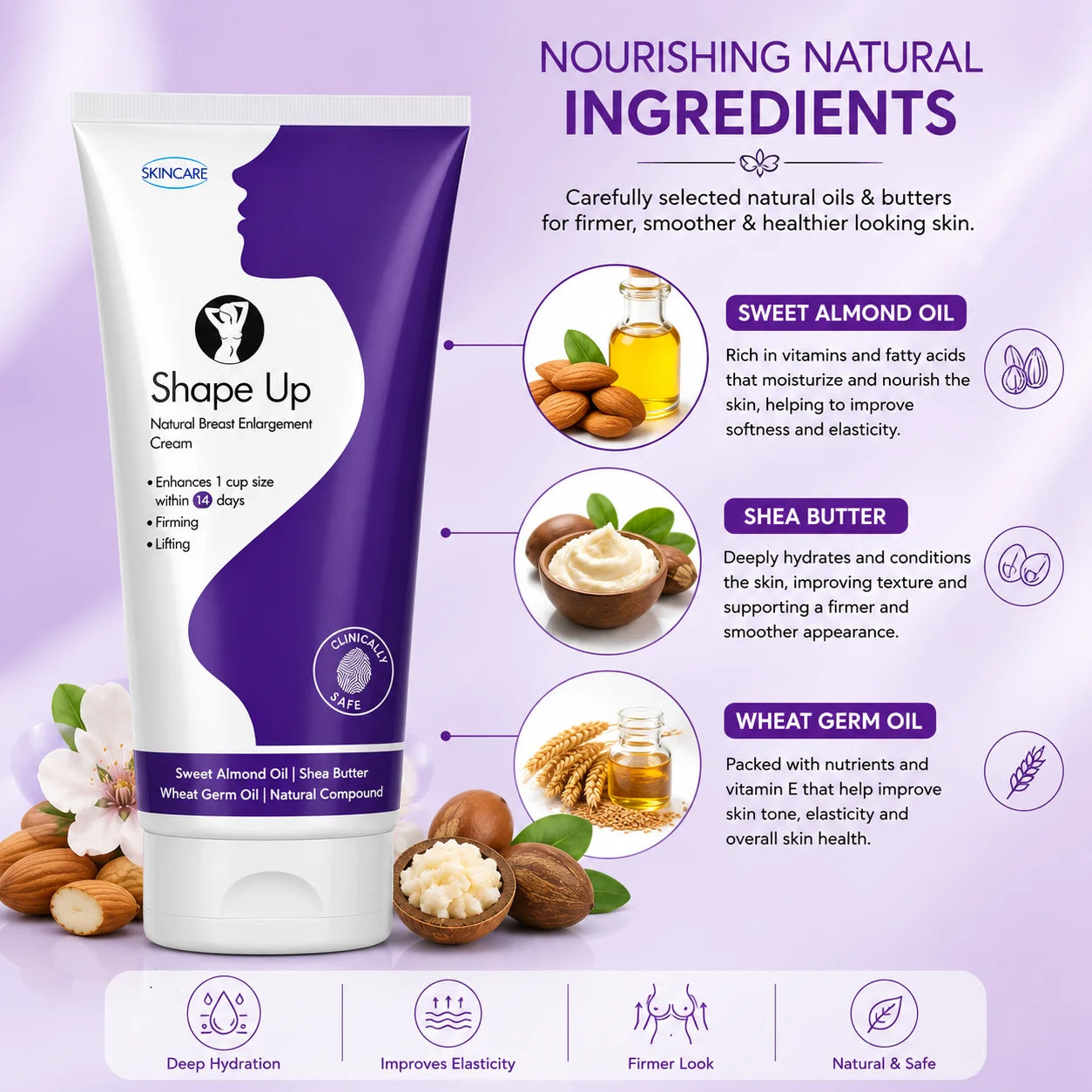 Shape Up Natural Breast Firming Cream 125ml | Original Shape Up Pakistan