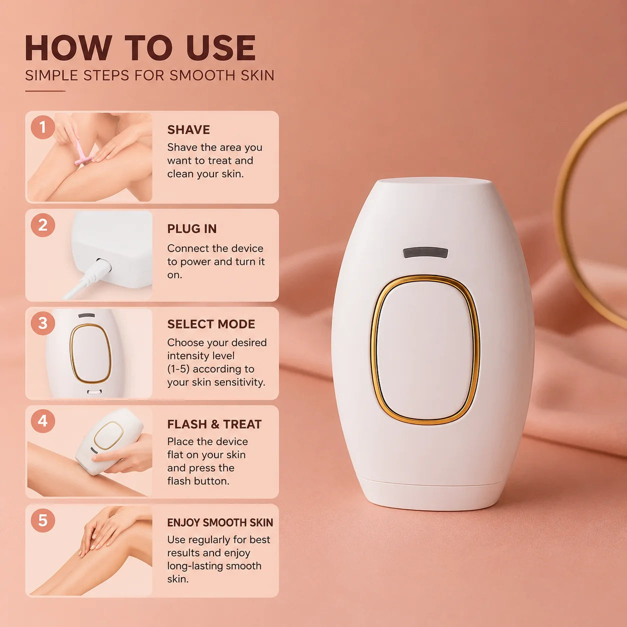IPL Hair Removal Device Pakistan | Permanent Laser Hair Removal Machine For Women
