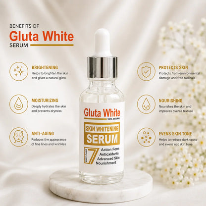 Gluta White Skin Whitening Serum Pakistan | Original Brightening Serum