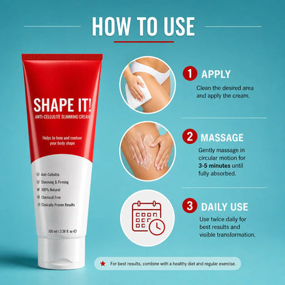 Shape It Anti Cellulite Slimming Cream Pakistan | Body Toning Cream