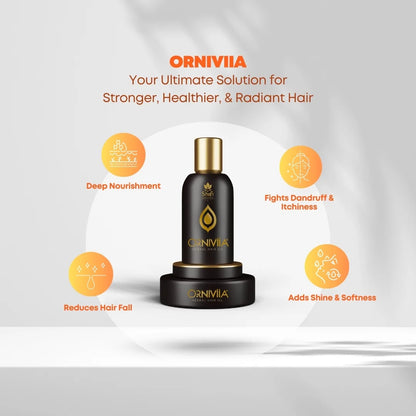 ORNIVIIA Herbal Hair Oil Pakistan | Hair Fall Control & Growth Oil